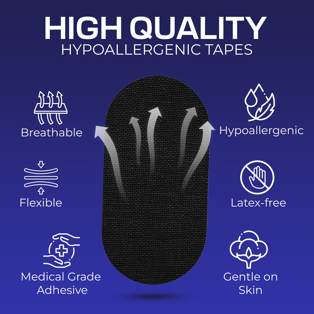 Sleep Tight Hypoallergenic Mouth Tape – Gentle, Breathable Sleep Strips (30 Patches)